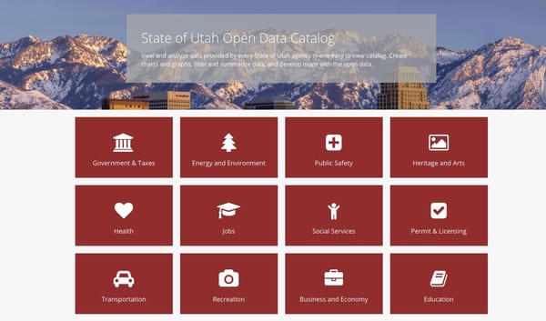 What Utah can tell us about the present and future of open government data in the USA