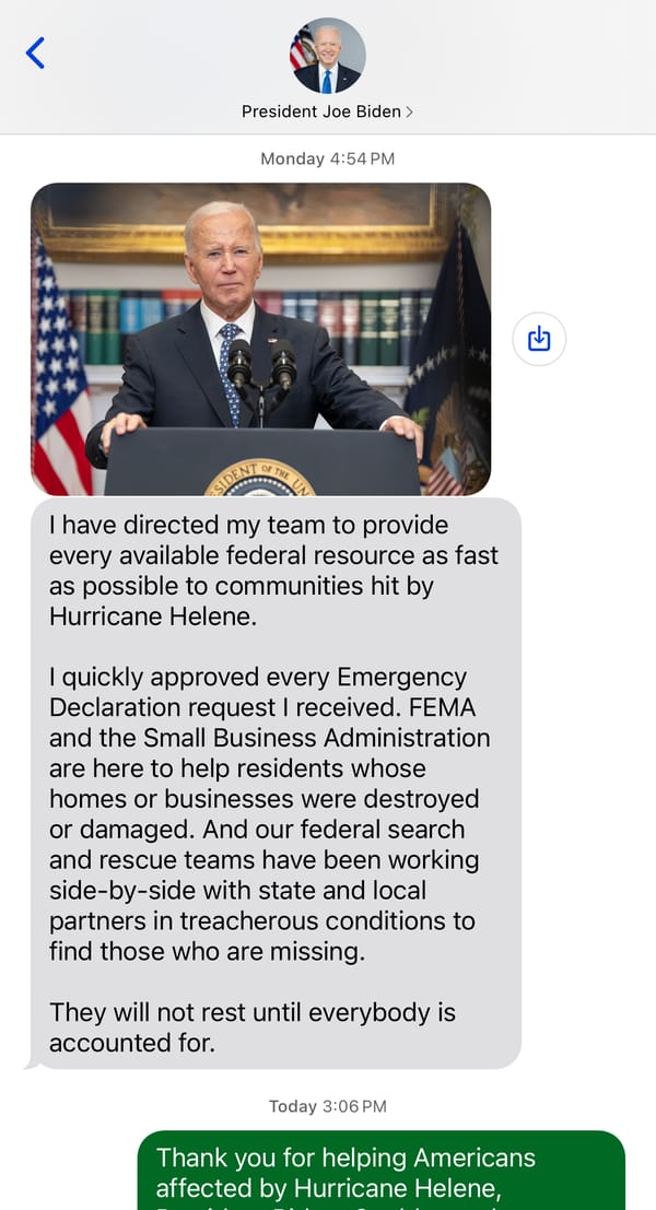 What I texted President Biden about how to restore public trust during a hurricane of lies